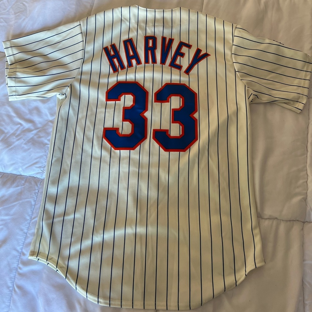 NY Mets Matt Harvey #33 All-Star Game Sewn-On Jersey - Size M